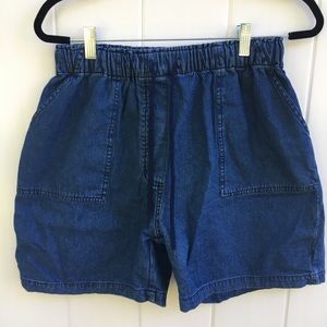cotton shorts with elastic band